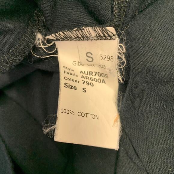 JOHN GALLIANO Size S Black Monogram Print Cotton V-Neck T-shirt - Picture 8 of 9